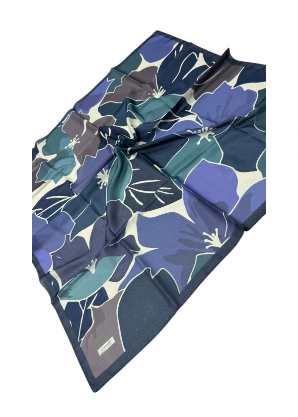 Lorenda Organik Soft Eşarp Flora Desen 10