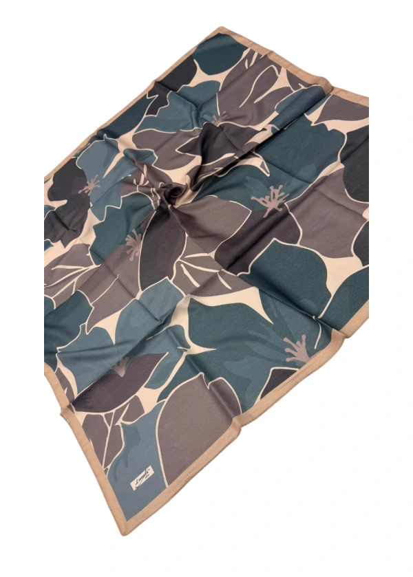 Lorenda Organik Soft Eşarp Flora Desen 12