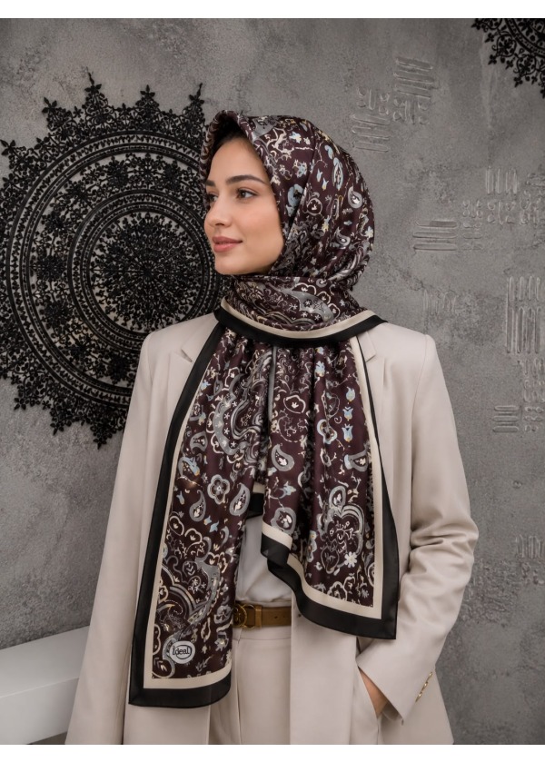 Çiçek Desen Pamuk Soft Şal 13