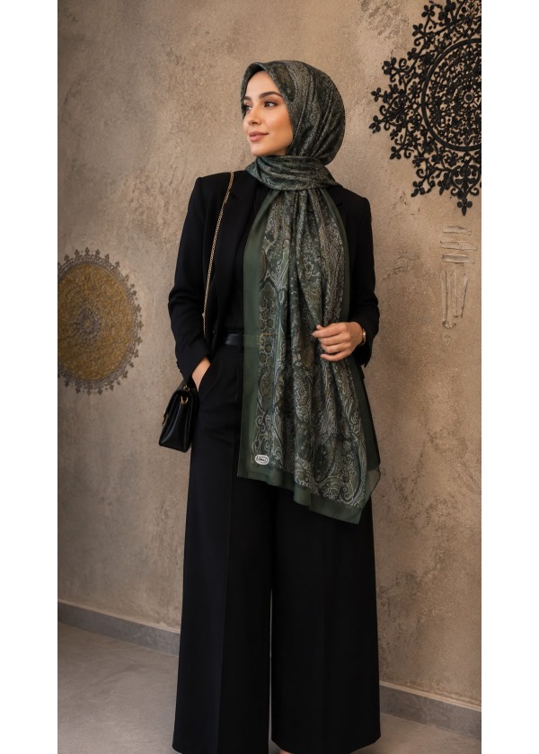 Etnik Desen Pamuk Soft Şal LRD-311