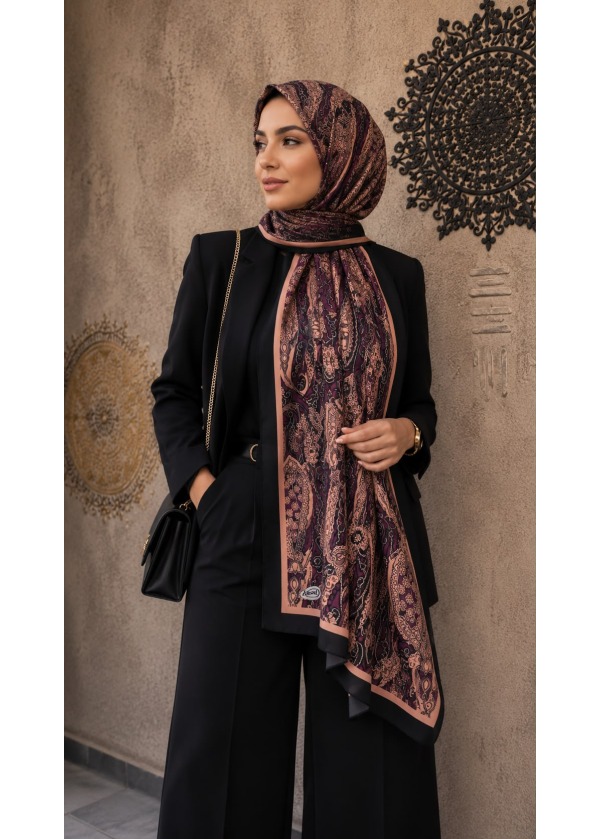 Etnik Desen Pamuk Soft Şal LRD-32