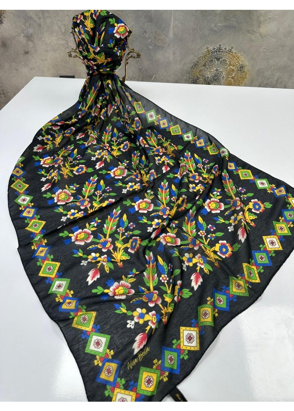 Çengelköy Desenli Soft Pamuk Şal 8