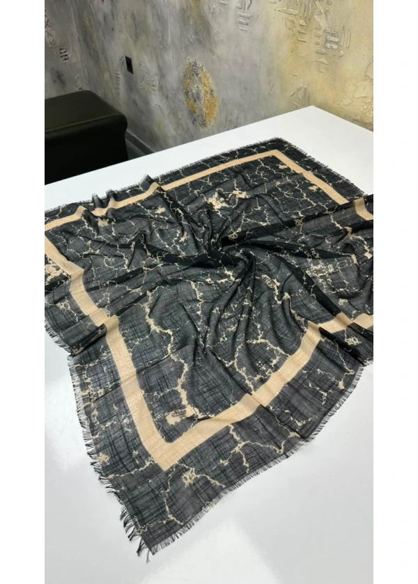 Zona Mista Flamlı Pamuk Eşarp  6