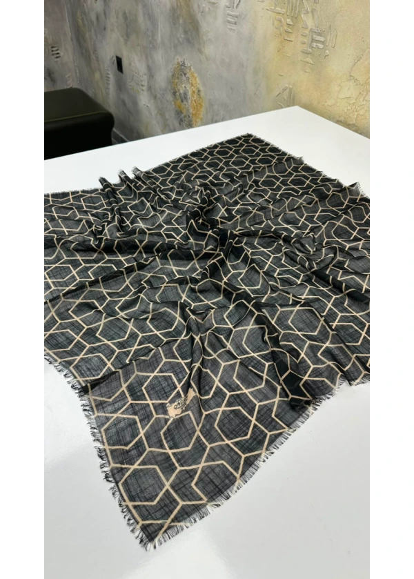 Zona Mista Flamlı Pamuk Eşarp  7