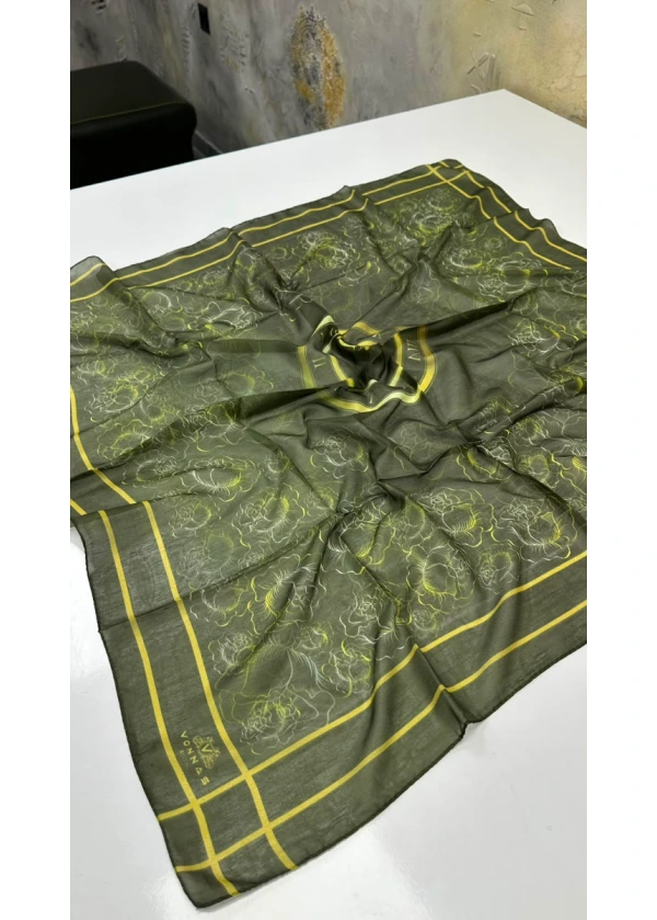 Gold Zaman Dikişli Eşarp Yazma 8