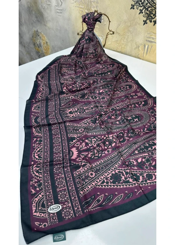 Kalp Kalbe Ahengi Soft Pamuk Şal 13