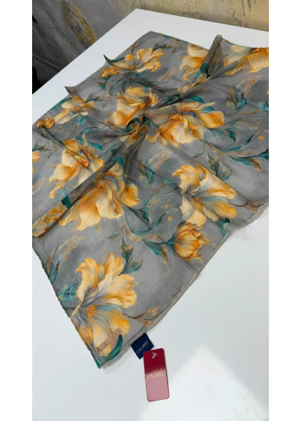 Çiçeklerin Işığı Soft Pamuk Eşarp 6