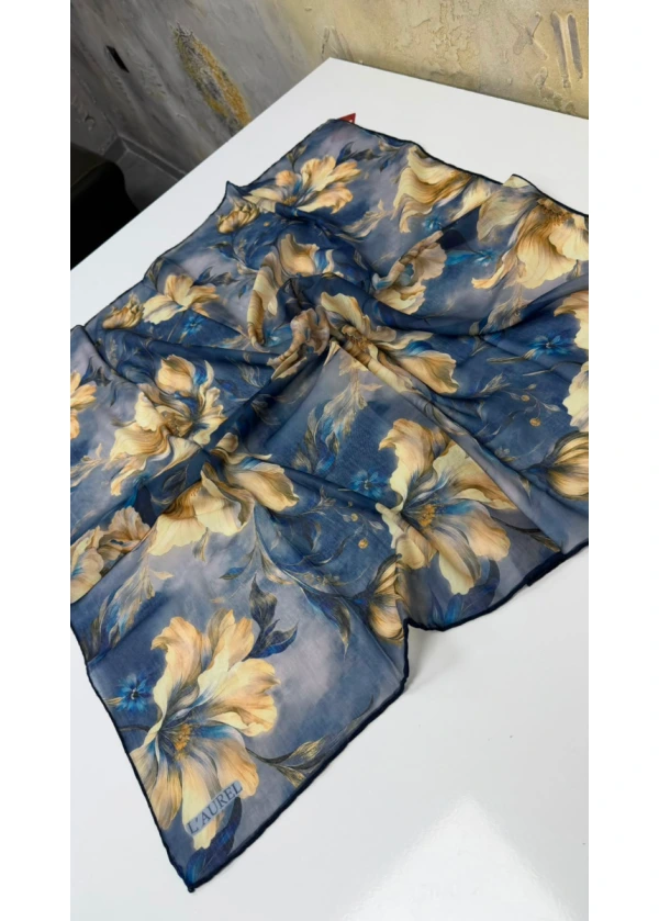 Çiçeklerin Işığı Soft Pamuk Eşarp 12