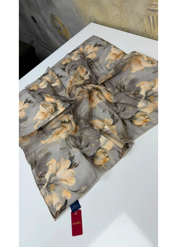 Çiçeklerin Işığı Soft Pamuk Eşarp 13