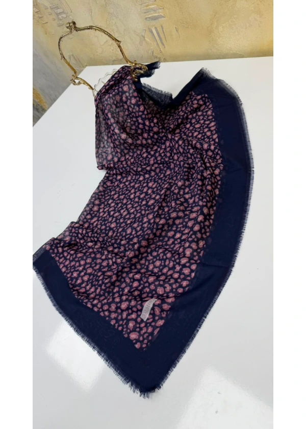 Hücrenin Gizemi Empirme Cotton Flamlı Eşarp 4