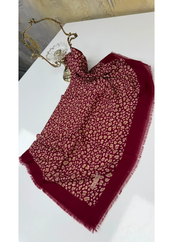 Hücrenin Gizemi Empirme Cotton Flamlı Eşarp 5