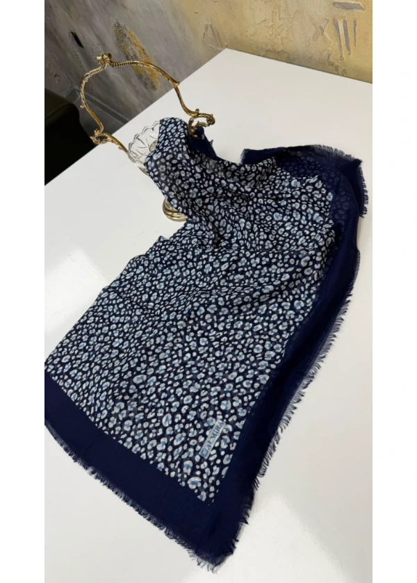 Hücrenin Gizemi Empirme Cotton Flamlı Eşarp 6