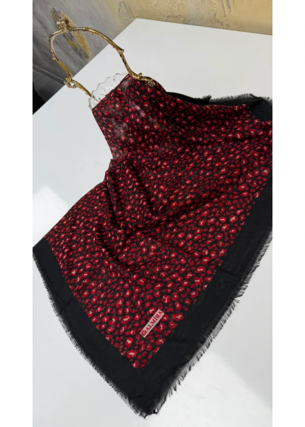 Hücrenin Gizemi Empirme Cotton Flamlı Eşarp 9