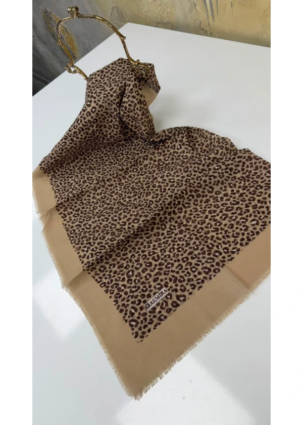 Hücrenin Gizemi Empirme Cotton Flamlı Eşarp 12