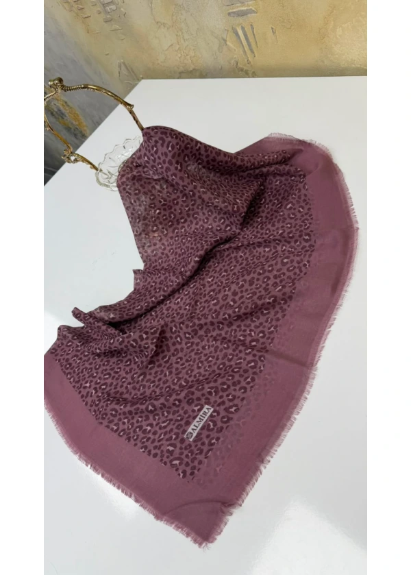 Hücrenin Gizemi Empirme Cotton Flamlı Eşarp 13