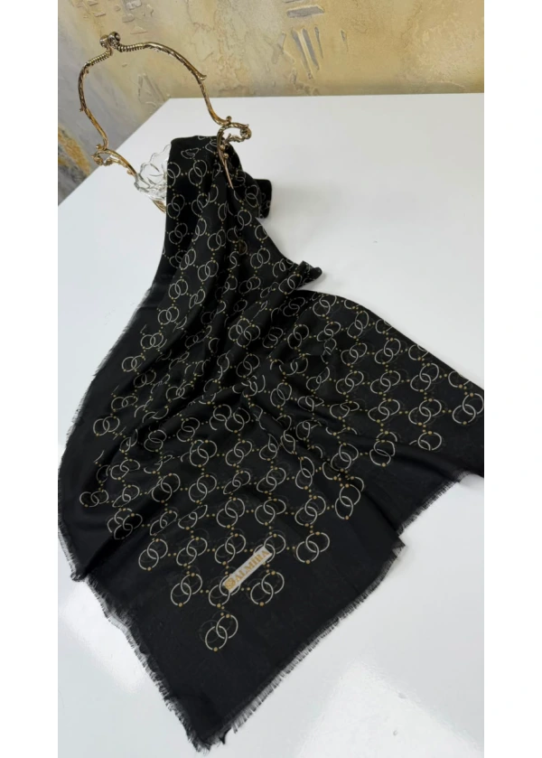 Zingir Empirme Cotton Flamlı Eşarp 2