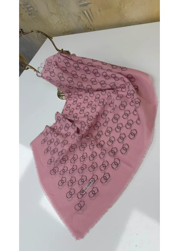 Zingir Empirme Cotton Flamlı Eşarp 5