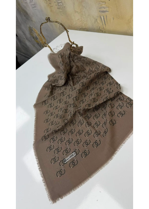 Zingir Empirme Cotton Flamlı Eşarp 7