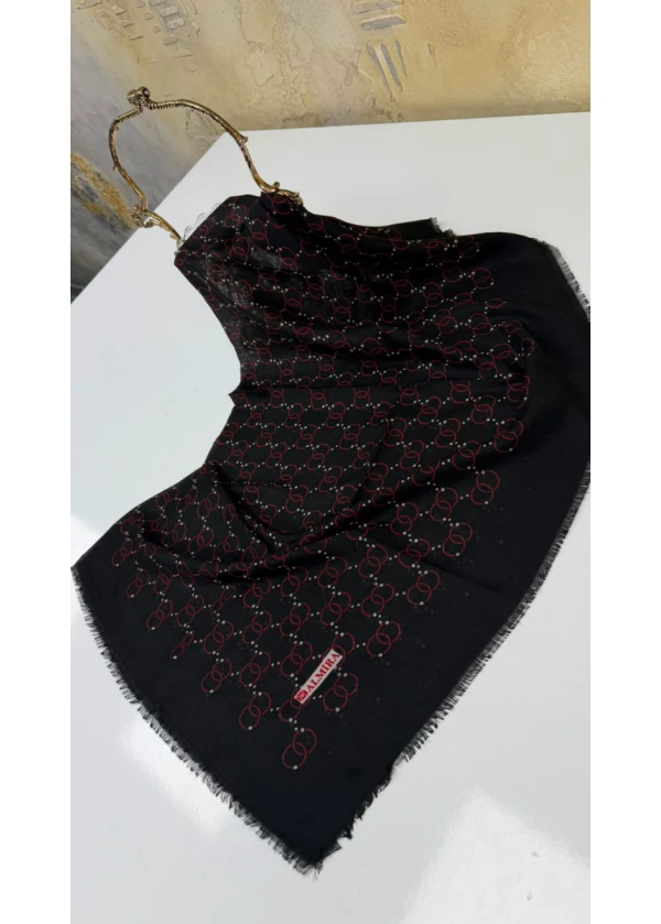 Zingir Empirme Cotton Flamlı Eşarp 8
