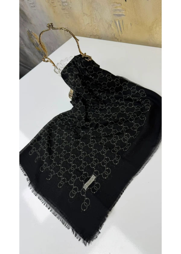 Zingir Empirme Cotton Flamlı Eşarp 9