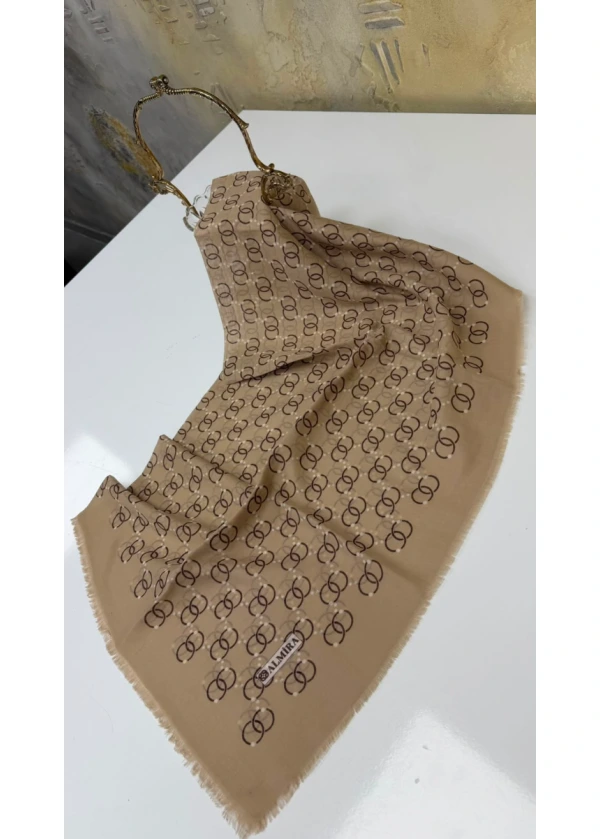 Zingir Empirme Cotton Flamlı Eşarp 12