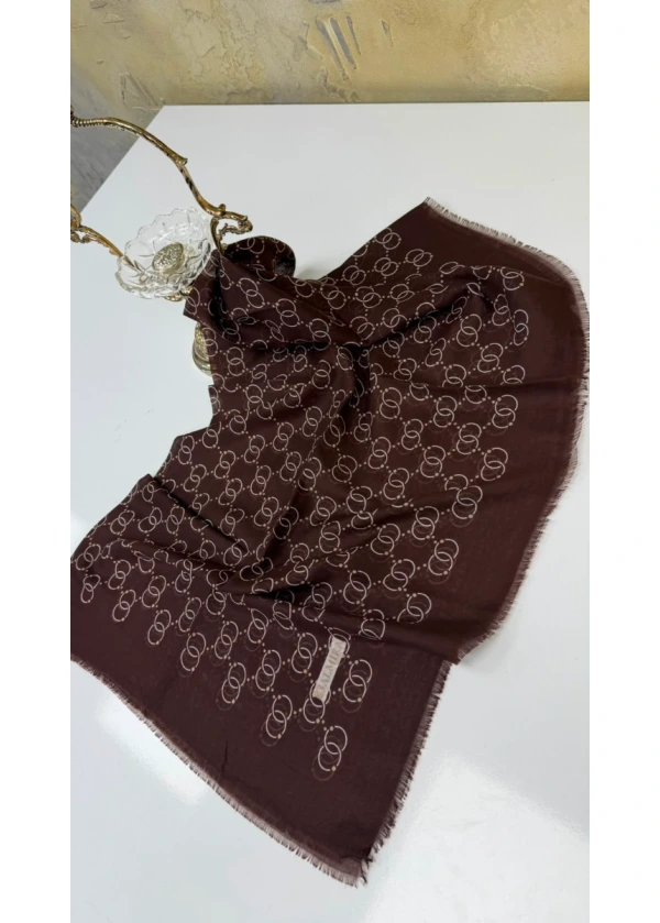 Zingir Empirme Cotton Flamlı Eşarp 14