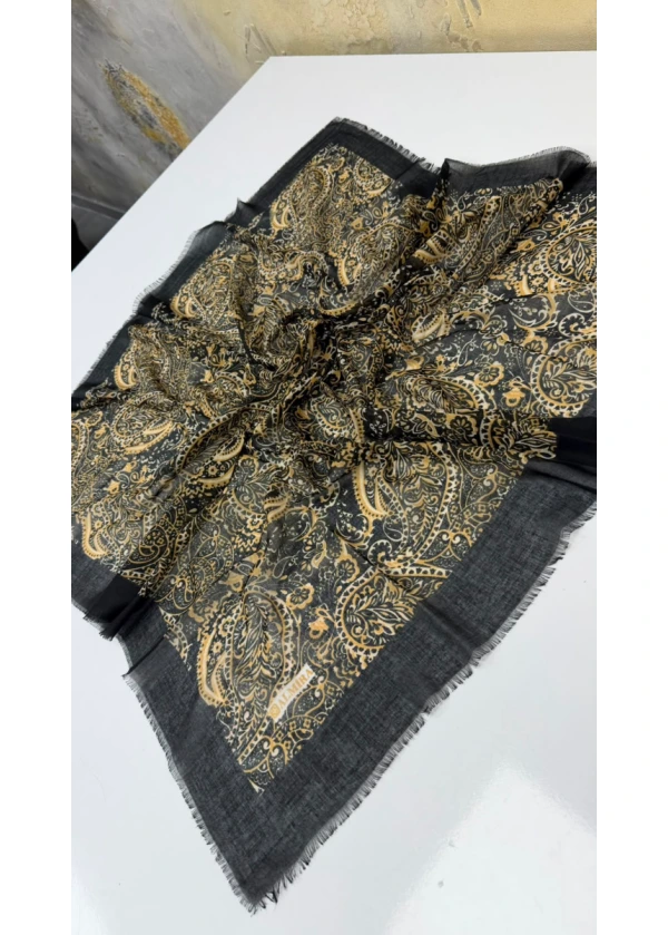 Helezon Empirme Cotton Flamlı Eşarp 2