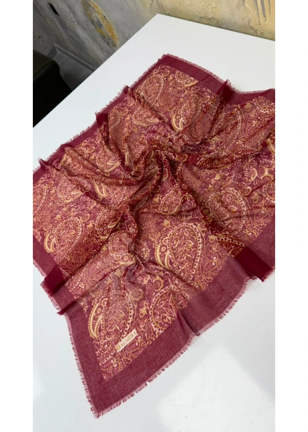 Helezon Empirme Cotton Flamlı Eşarp 4