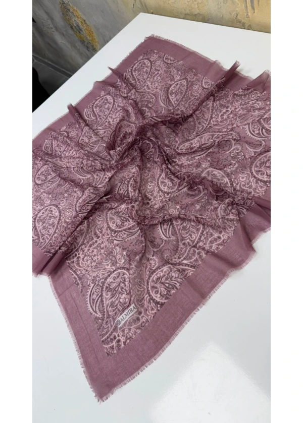 Helezon Empirme Cotton Flamlı Eşarp 6