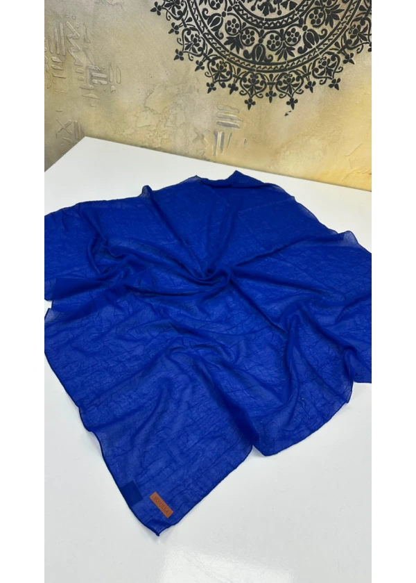 Vual Düz Renk Bambu Kraş Eşarp 3