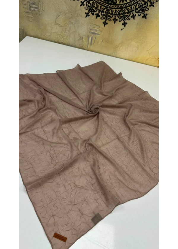 Vual Düz Renk Bambu Kraş Eşarp 24