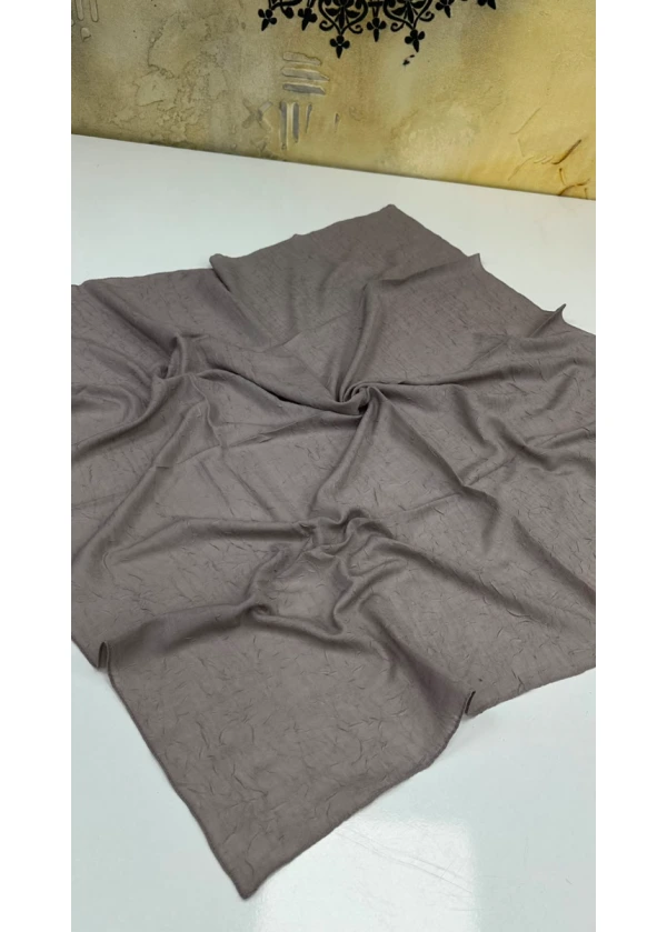 Vual Düz Renk Bambu Kraş Eşarp 27