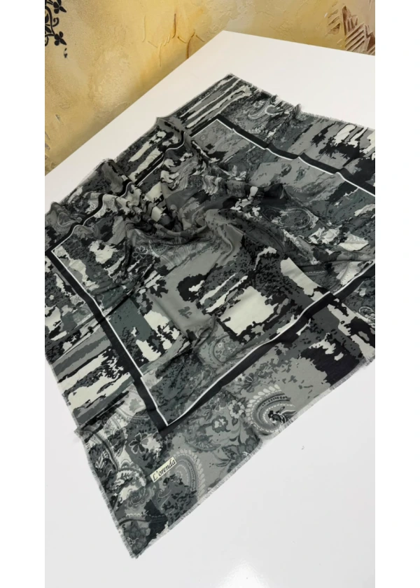 Karış Empirme Cotton Eşarp 10