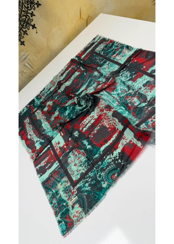 Karış Empirme Cotton Eşarp 11