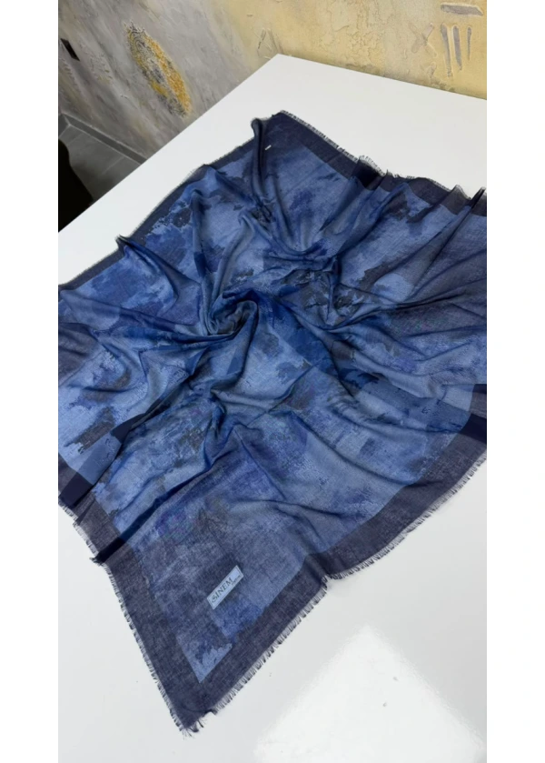 Sinem Sare Cotton Empirme Eşarp Yazma 8
