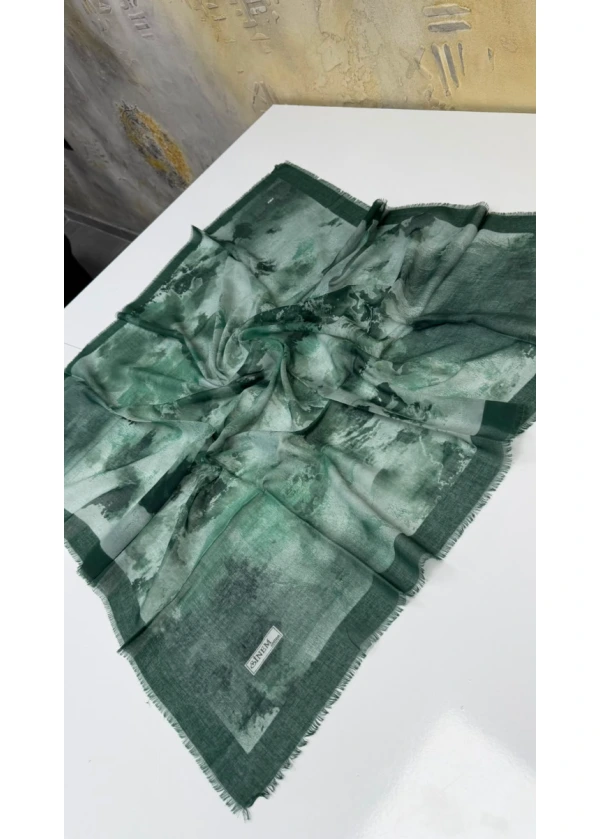 Sinem Sare Cotton Empirme Eşarp Yazma 10