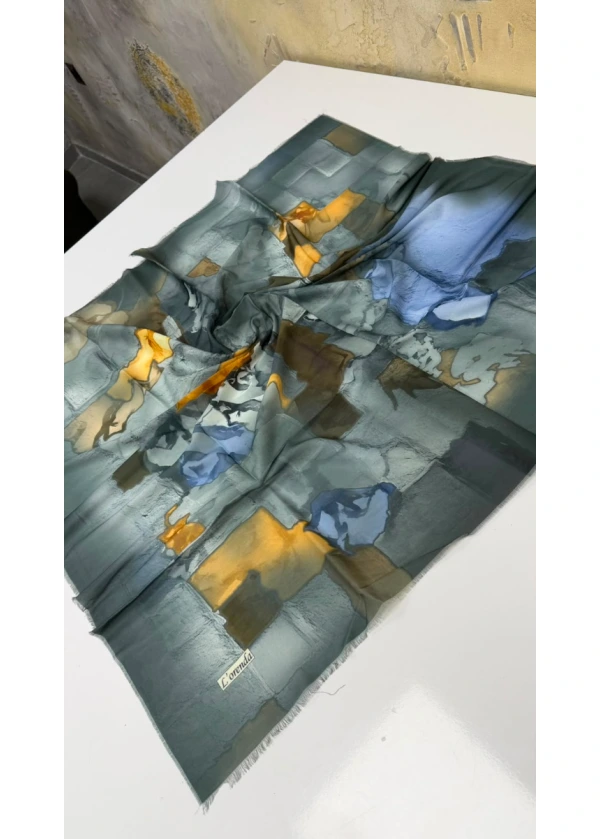 Lorenda Asude Empirme Cotton Eşarp Yazma 9