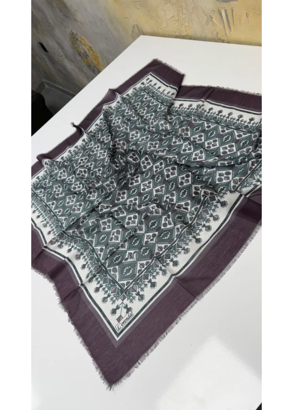 Lorenda Kirpi Empirme Cotton Eşarp 1