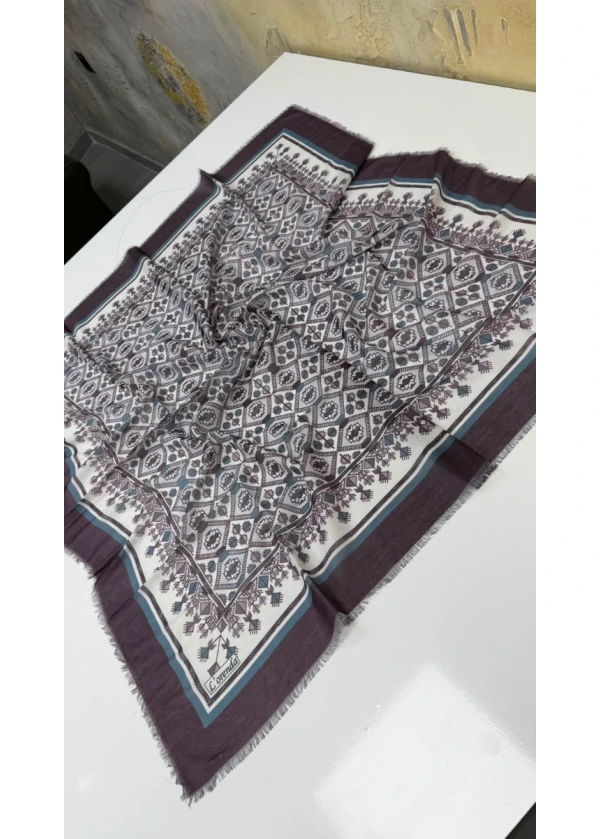 Lorenda Kirpi Empirme Cotton Eşarp 17