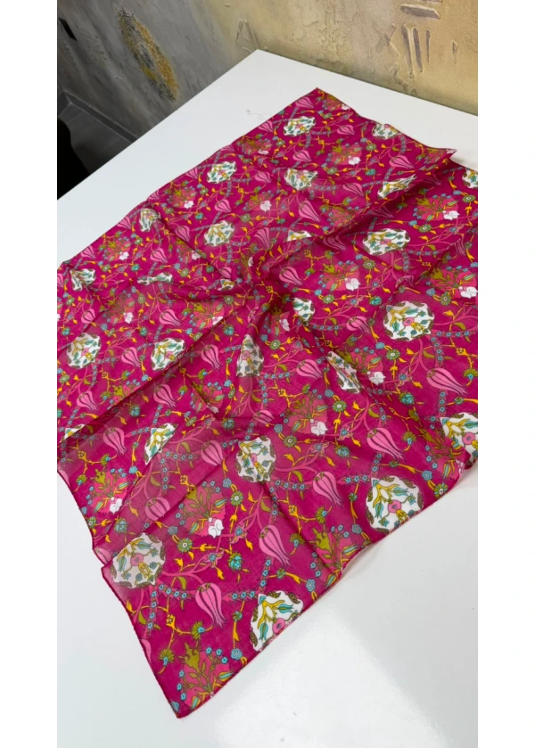 Organik  Lalezar Pamuk Yazma 90cm 2
