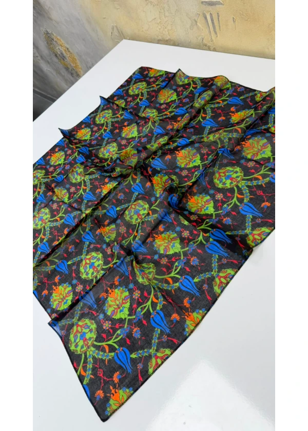 Organik  Lalezar Pamuk Yazma 90cm 5