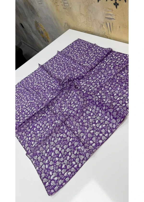 Organik Gelincik Pamuk Yazma 90cm 3
