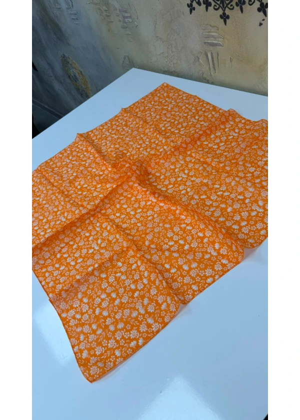 Organik Gelincik Pamuk Yazma 90cm 4