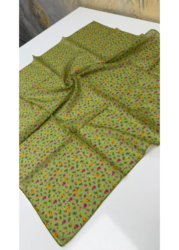 Organik Şule Pamuk Yazma 90cm 2