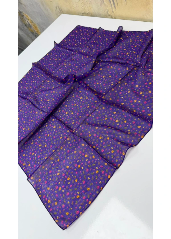 Organik Şule Pamuk Yazma 90cm 3