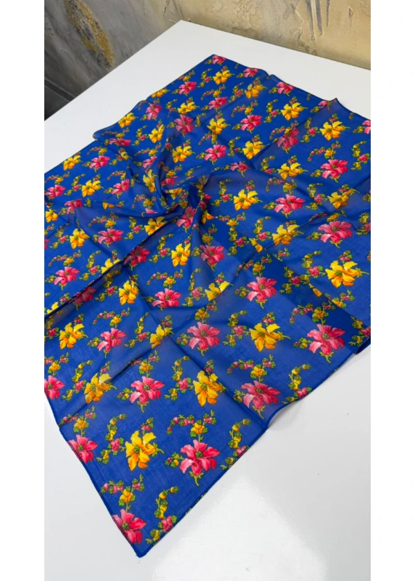Organik Palmiye Pamuk Eşarp 90cm 6