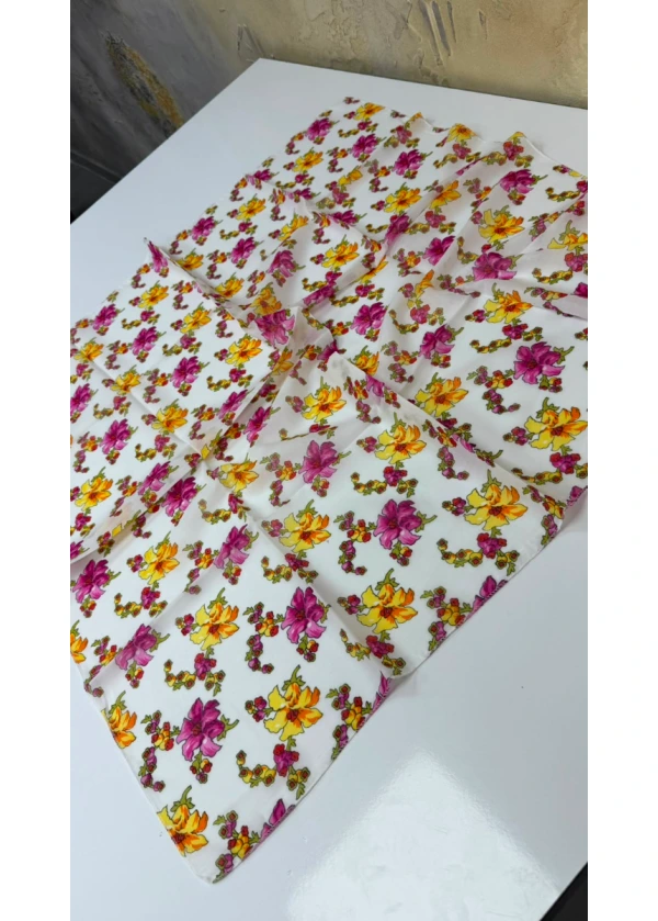 Organik Palmiye Pamuk Eşarp 90cm 8
