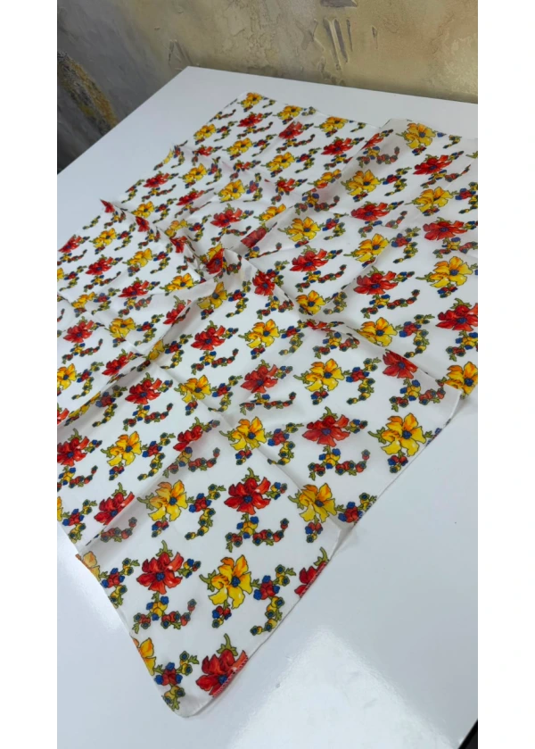Organik Palmiye Pamuk Eşarp 90cm 9