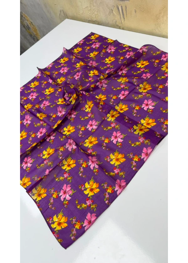 Organik Palmiye Pamuk Eşarp 90cm 10